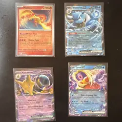Nintendo Pokemon TCG 151 Moltres Blastoise ex Alakazam ex Jynx ex Holo 4 - Image 1