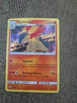 Pokemon TCG Typhlosion Sun & Moon SM185 Holo Promo Promo - Image 1