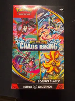 Pokemon TCG: Chaos Rising Booster Bundle (6 Packs) - New & Sealed - Image 1