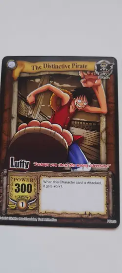 One Piece CCG The Quest Begins The Distinctive Pirate Luffy PR003 Promo English - Image 3