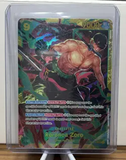 Roronoa Zoro OP06-118 SEC Secret Rare Full Art - One Piece Wings of The Captain - Image 1
