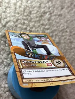 2001 BANDAI One Piece Hyper Battle LUFFY SNOWBOARD SCARCE C516 - Image 4