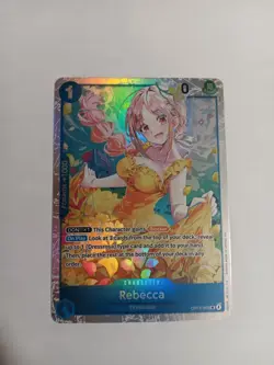 One Piece TCG Rebecca OP15-053 SRAlt Art Super Rare Holo Dressrosa NM Foil OP-15 - Image 1