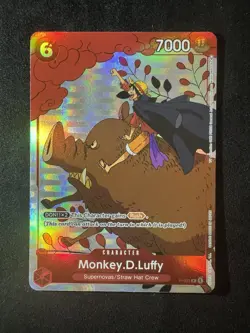 ONE PIECE Monkey.D.Luffy P-001 2023 Gift Collection Promo English - Image 1