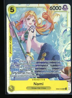 Nami One Piece EB03 Heroines Edition Super Rare #053 - Image 1