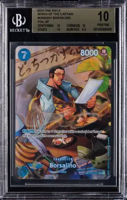 2024 ONE PIECE WINGS OF THE CAPTAIN - FOIL SP #OP05051 BORSALINO BGS 10 - Image 1