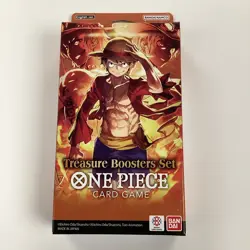 One Piece Treasure Boosters Set CCG New (includes 4 random Op01~Op05 + 1 Promo) - Image 1