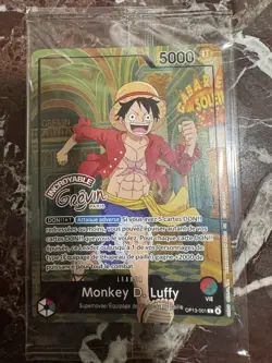 One Piece Paris Monkey D Luffy Op13-001 Musee Grevin Promo Presale Shipped 29.7 - Image 1
