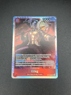 Krieg OP15-008 Super Rare Adventure on Kami's Island One Piece Foil Near Mint - Image 1