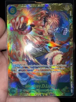Monkey D. Luffy OP13-118 SEC Secret Rare Carrying On His Will One Piece TCG - Image 1