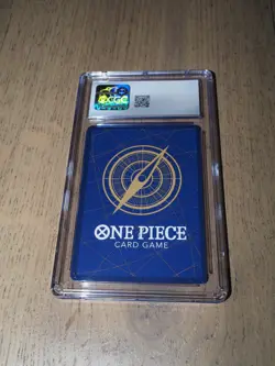 CGC Gem Mint 10 One Piece Trafalgar Law ST10-010 TR Treasure Rare OP07 English - Image 2