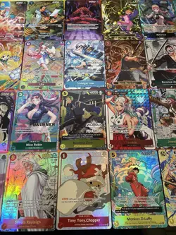 One Piece TCG Card Lot 100 AUTHENTIC Cards - Guaranteed Foils + Super Rares! - Image 2