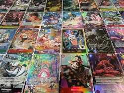 One Piece TCG Card Lot 100 AUTHENTIC Cards - Guaranteed Foils + Super Rares! - Image 4