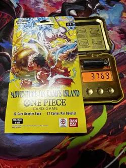 ⚖37.69g HEAVY One Piece Adventure On Kami’s Island OP15-EB04 Sleeved Pack 🔥🔥 - Image 1