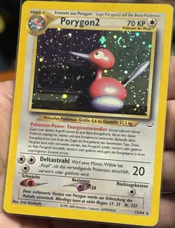 Pokemon Neo Revelation Porygon2 12/64 German Porygon 2 Mp *Fat Swirl* - Image 2