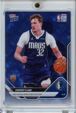 2025-26 Topps Now #RS1 Cooper Flagg Rising Stars Logo Parallel - Image 1