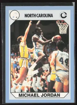 1990-91 Collegiate Collection North Carolina Tar Heels #3 Michael Jordan (A5) - Image 1