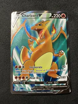 Pokemon Charizard V Full Art Holo 153/172 Brilliant Stars TCG - Image 1