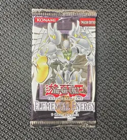 Yugioh Elemental Energy 1ST EDITION Factory Sealed Booster Pack English Edition - Image 1