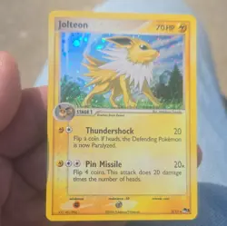 Pokemon TCG Jolteon POP Series 3 Holo Rare 70 HP 003/017 Stage 1 2006 - Image 5