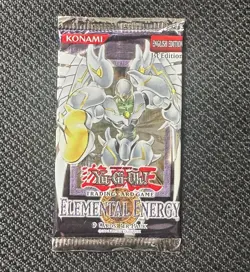 Yugioh Elemental Energy 1ST EDITION Factory Sealed Booster Pack English Edition - Image 1