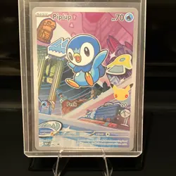 Pokemon TCG First Partners Illustration Series One Turtwig Piplup Chimchar Set - Image 4