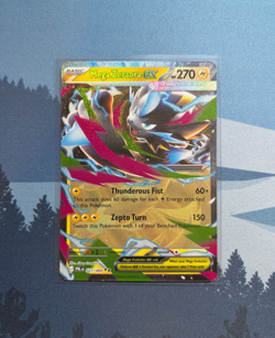 Pokemon Pitch Black Mega Zeraora ex 027/084 Holo Double Rare Near Mint - Image 3