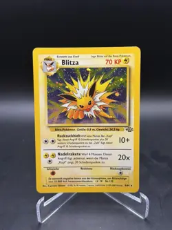 Pokemon TCG Blitza (Jolteon) Holo Rare Jungle 4/64 Unlimited WOTC VTG 1999 LP - Image 1