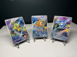 First Partner Illustration Collection Series 1 Gen 4 Sinnoh Starters Pokemon TCG - Image 1