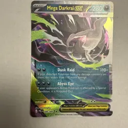 Mega Darkrai EX 048/084 Pokemon TCG Pitch Black Double Rare *PRE-RELEASE* - Image 1