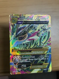 CHANGED TO AUCTION M Rayquaza EX 98/98 XY Ancient Origins Full Art HoloMEGA - Image 1