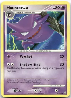 Haunter 42/99 Uncommon Arceus Pokemon LP - Image 1