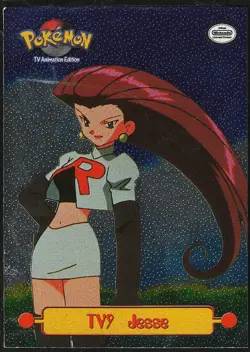 topps Pokemon TV Animation Edition Series 1 Holo Foil TV9 Jesse - Image 1