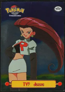 topps Pokemon TV Animation Edition Series 1 Holo Foil TV9 Jesse - Image 1