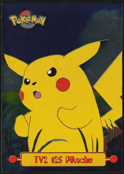topps Pokemon TV Animation Edition Series 1 Holo Foil TV2 Pikachu - Image 1