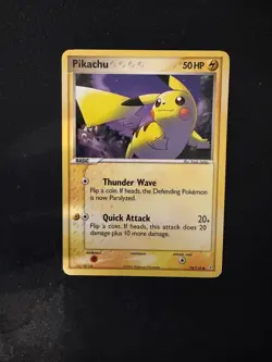 Pikachu 78/110 Common Holon Phantoms Pokemon TCG - Image 1