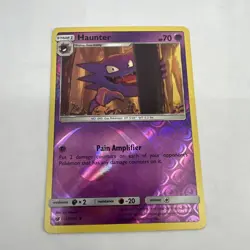 Haunter 37/111 Uncommon Crimson Invasion Pokemon Reverse Holo Near Mint - Image 1