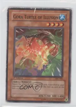 Gora Turtle of Illusion 1st Ed. YuGiOh Invasion Chaos #IOC-066 2004 READ - Image 1