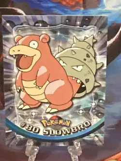 2000 Topps Blue Logo Slowbro #80 Normal - Pokemon TV Animation Edition LP - Image 1