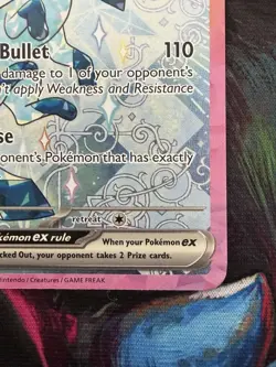 Pokemon TCG Glaceon EX Prismatic Evolutions Holo Card 150/131 SV - Image 4