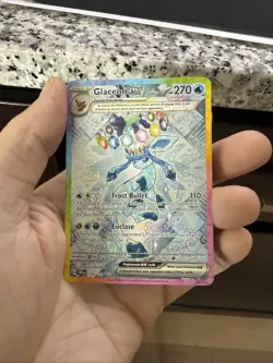 Pokemon TCG Glaceon EX Card Sir Prismatic Evolutions 150/131 Fresh NM Condition - Image 3