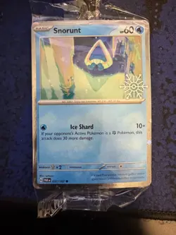 Pokemon tcg Snorunt Holiday Stamp 037/182 Sealed Promo - Image 1
