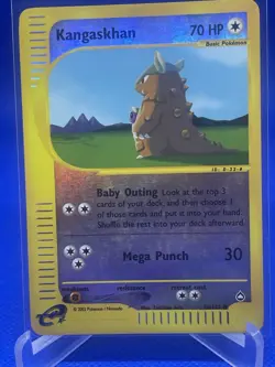Pokemon TCG Kangaskhan Aquapolis 88/147 Common Reverse Holo LP -EX WOTC Card - Image 1