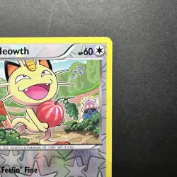 Pokemon Meowth 67/108 XY- Roaring Skies Common Reverse Holo 2015 - Image 4