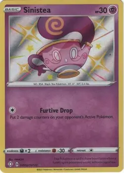 Sinistea - SV052/SV122 Shining Fates SHINY Holo Rare Pokemon - NM/MINT - Image 1