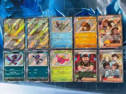 Pokemon Paldean Fates Lot 10 Cards Baby Shinies, Trainers, Full Art Shinies, NM - Image 1