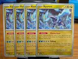 Pokemon TCG Shrouded Fable Kyurem 047/064 x4 Playset - Image 1