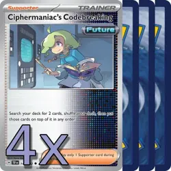 4x Ciphermaniac's Codebreaking - NM Playset - Trainer x4 - Pokemon TCG - Image 1