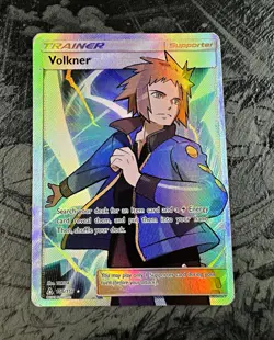 The Pokemon Company Volkner 156/156 Sm-Ultra Prism Full Art Holo EN 2018 - Image 1