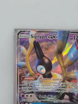 Sigilyph GX 98/214 Pokemon Card Lost Thunder Ultra Rare NM/M FREE TOP LOADER - Image 2